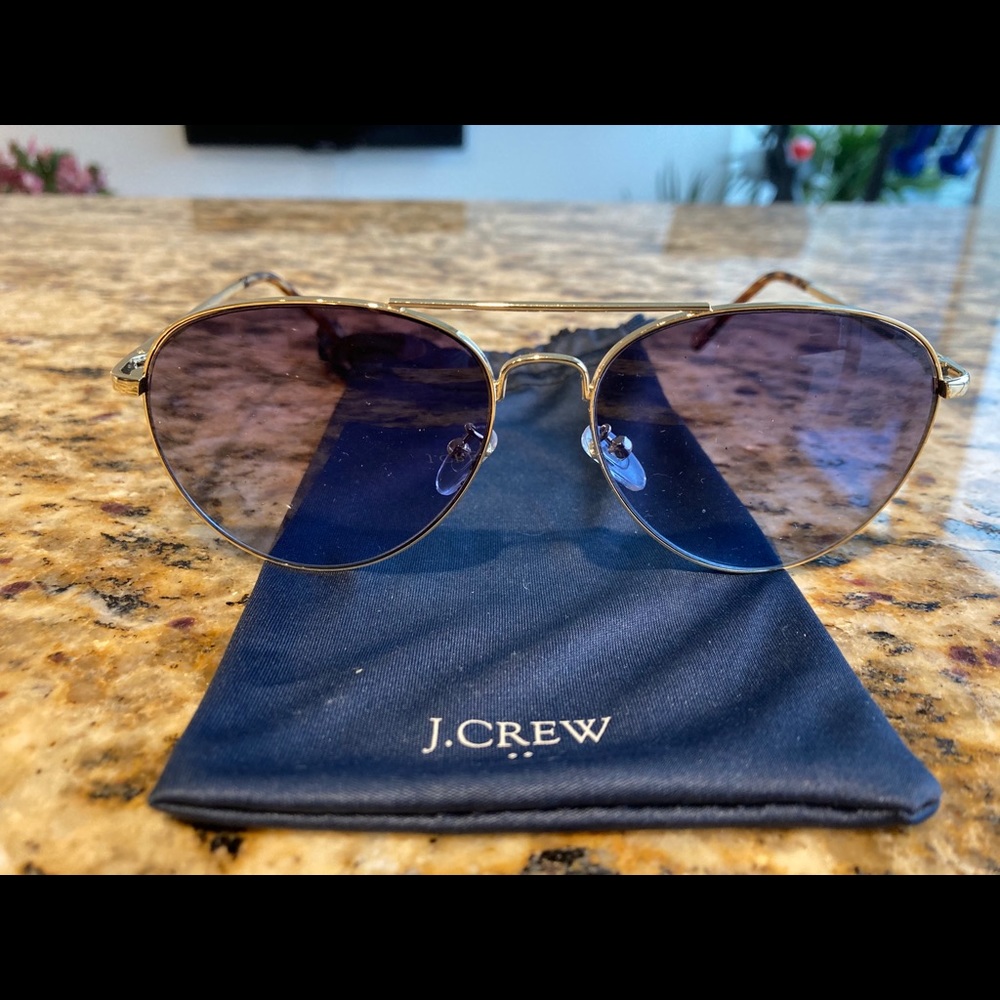 Women’s J Crew Aviator Sunglasses